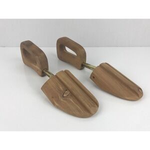 VTG Cedar Wood‎ Metal Shoe Trees Men's Stretchers Keepers Shapers Adjustable